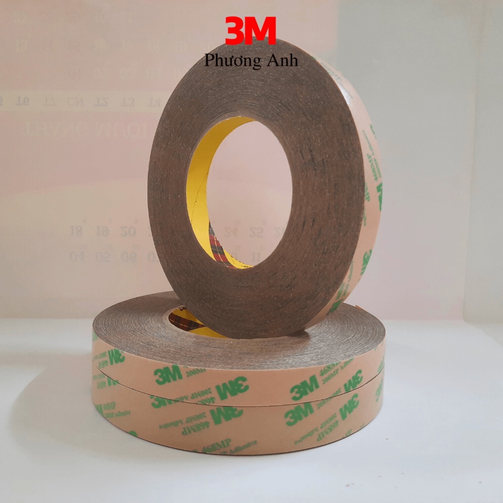 Băng keo 2 mặt mỏng trong suốt 3M-468MP , Sử dụng phổ biến trong lĩnh vực điện, điện tử