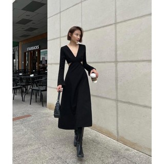 Đầm xoè cách điệu khoét eo xẻ tay cá tính - sena dress