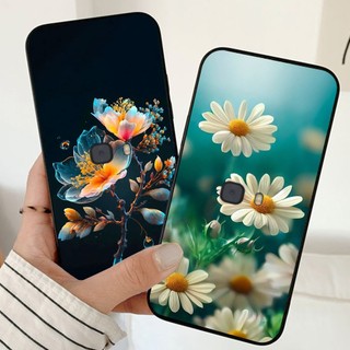 Ốp lưng samsung c9 / c9 pro / a9 / a9 pro in nhám hình hoa cỏ