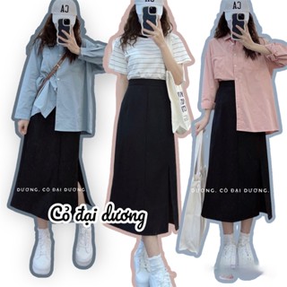 cv chữ A xẻ tà dáng dài 6562