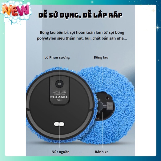 Robot Lau Nhà Tự Động Chăm Sóc Nhà Thông Minh Cho Mọi Gia Đình