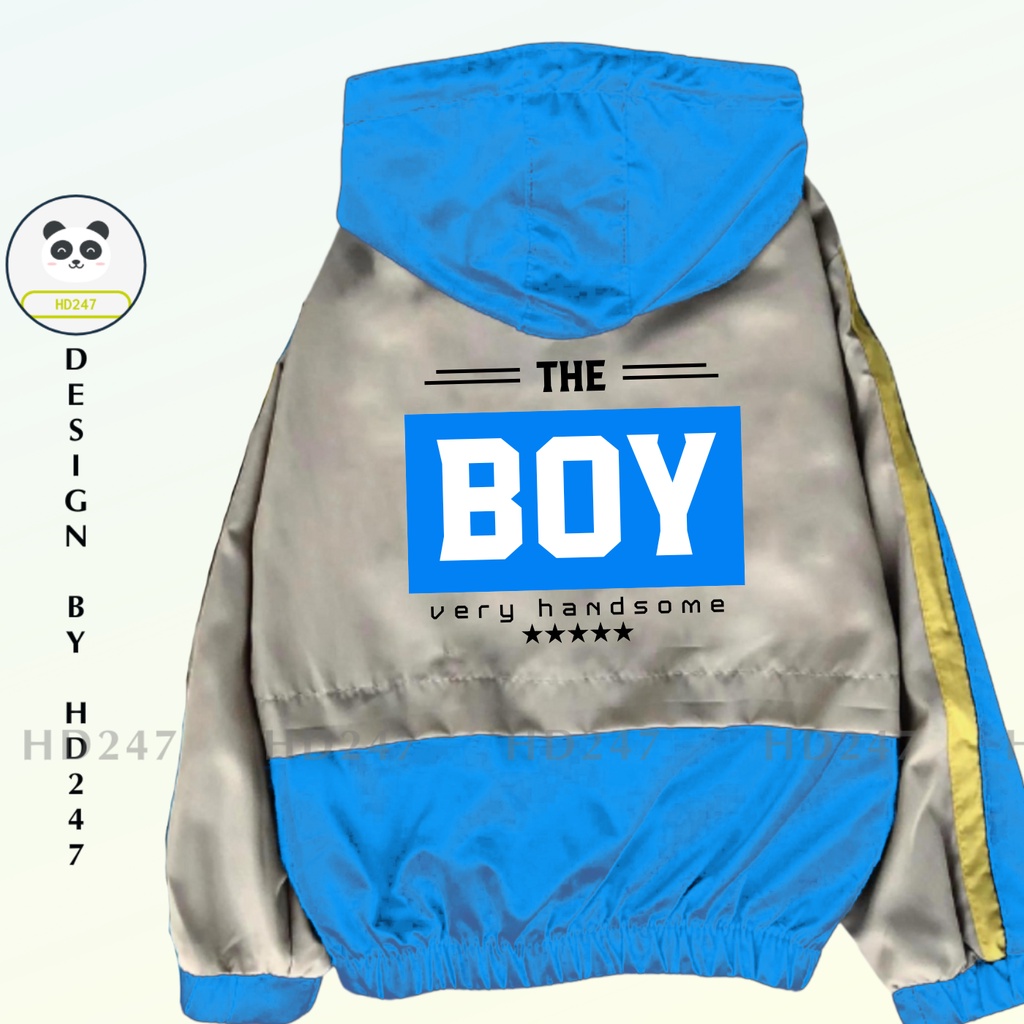 Áo khoác dù chống nắng chống gió cho bé trai size đại 13kg đến 38kg 0339