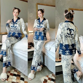Đồ bộ pijama lụa TK 2CE tay dài