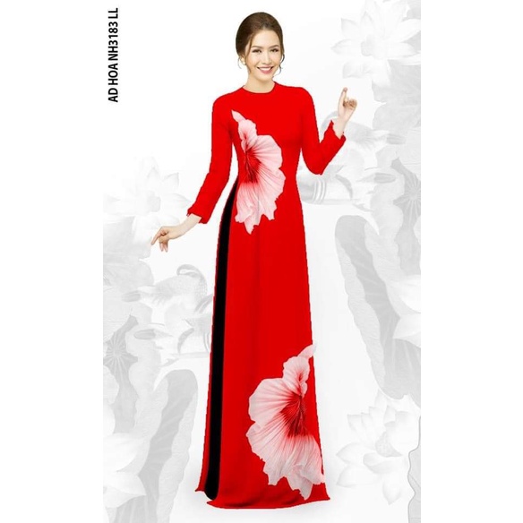 ÁO DÀI HOA EO CHE KHUYẾT ĐIỂM