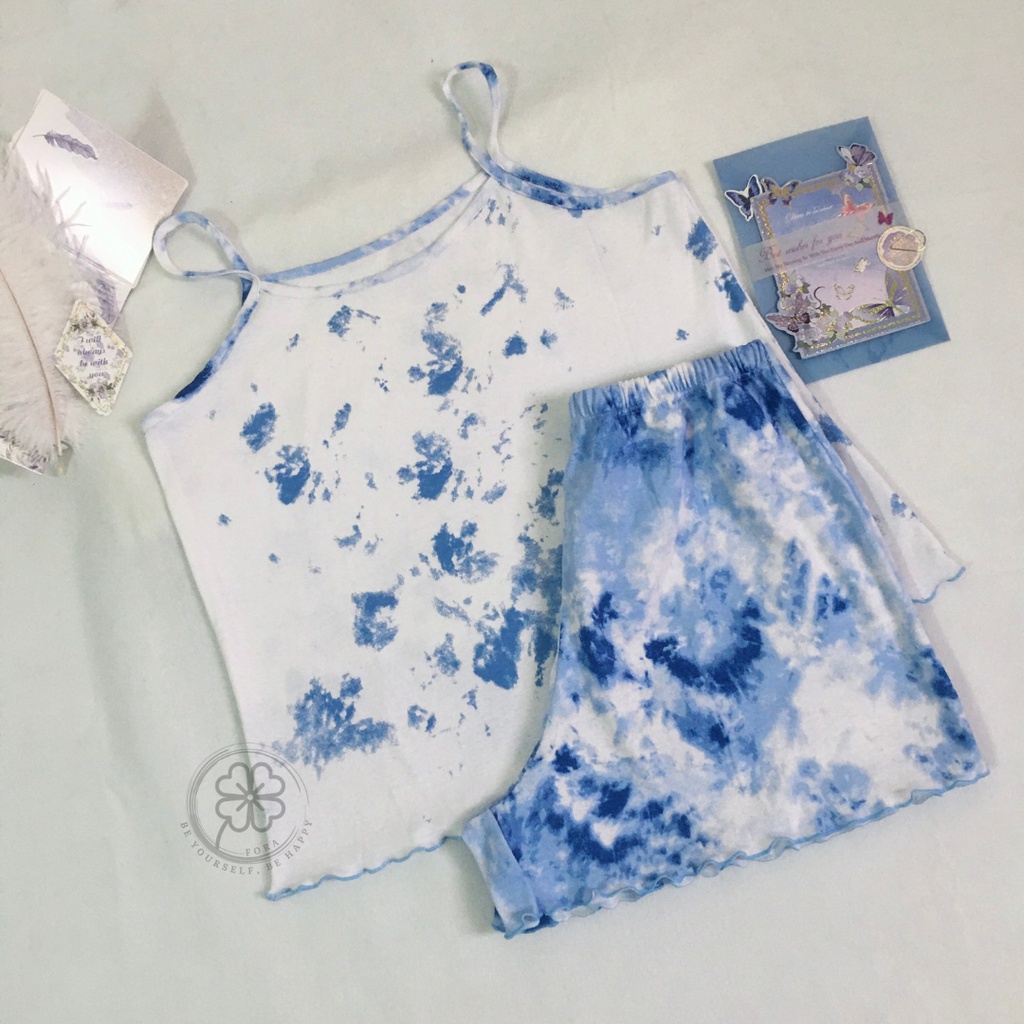 Đồ nữ mặc nhà hai dây xả tồn kho