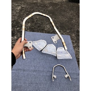 Tay sách inox 304 trần thuận fom nhọn gắn wave 50cc , 100cc và 110cc