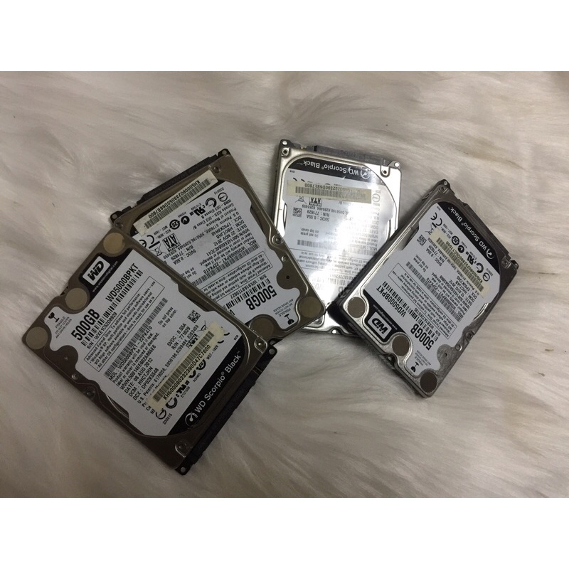 Ổ cứng hdd Laptop 500G 7200 WD Black good 100% xịn sò