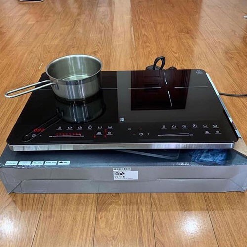 Bếp từ đôi WMF KULT X, công suất 3500W, mặt kính gốm ceramic