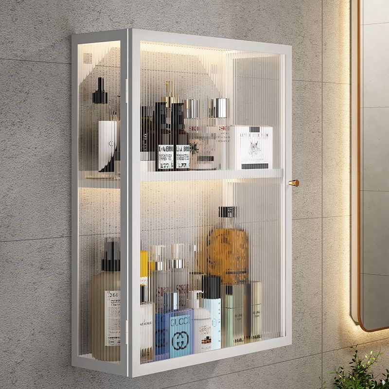 Tủ lưu trữ sản phẩm chăm sóc da treo tường phòng tắm không cần khoan, giá đựng mỹ phẩm nhà vệ sinh