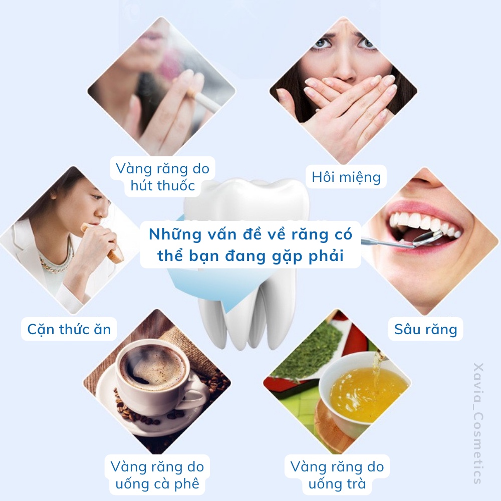 Miếng dán trắng răng 6D - Miếng dán trắng răng nội địa Trung làm trắng răng hiệu quả, mang lại hơi thở thơm mát