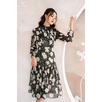 Vải Tơ Óng Hoa Trắng