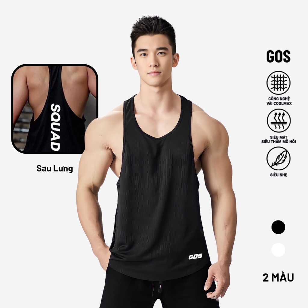 Áo ba lỗ thể cao cấp GOS in SQUAD S12 2013