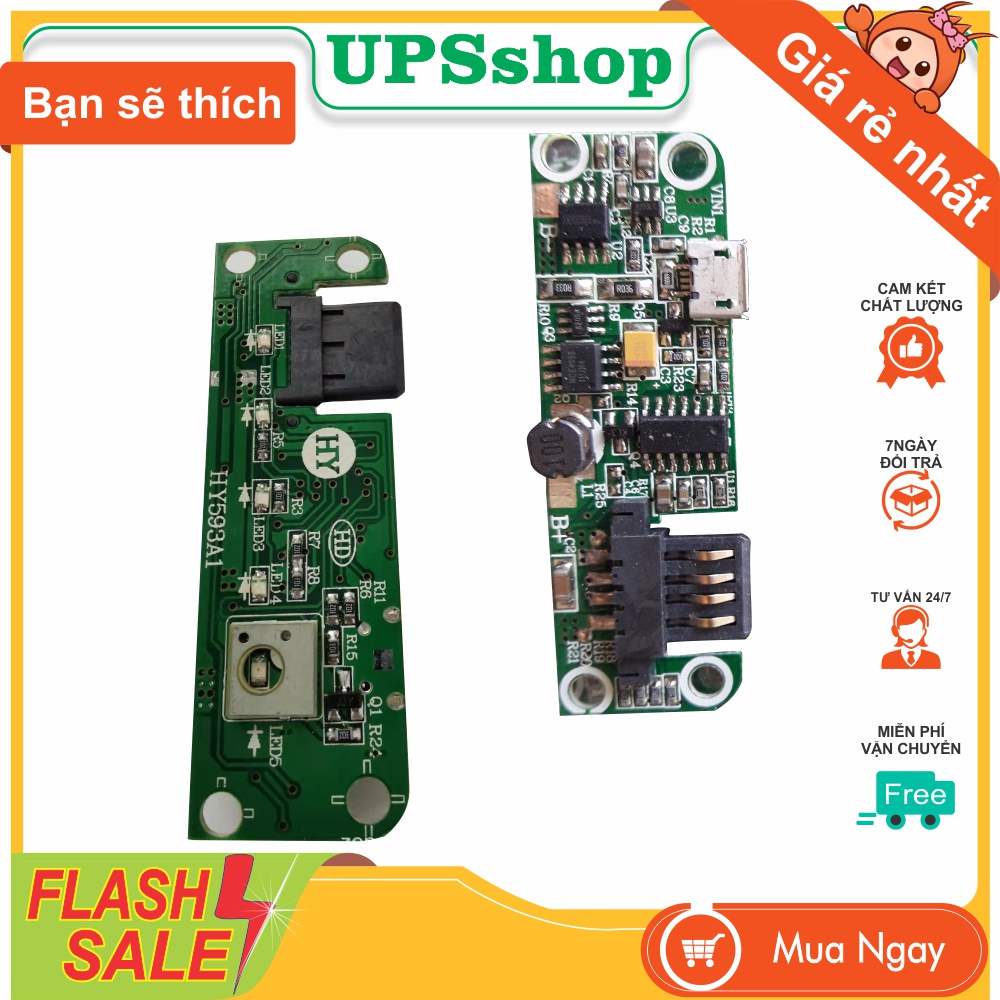 Mạch sạc dự phòng dùng PIN 3V7