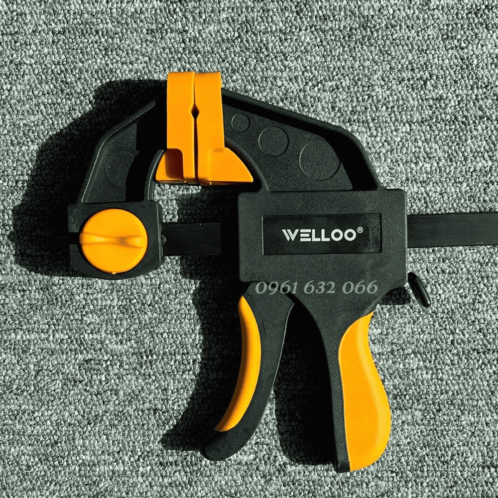 Cảo kẹp nhanh, Thanh kẹp gỗ WELLOO Chính hãng - Size 6inch, 8 inch, 10 inch PCP3216