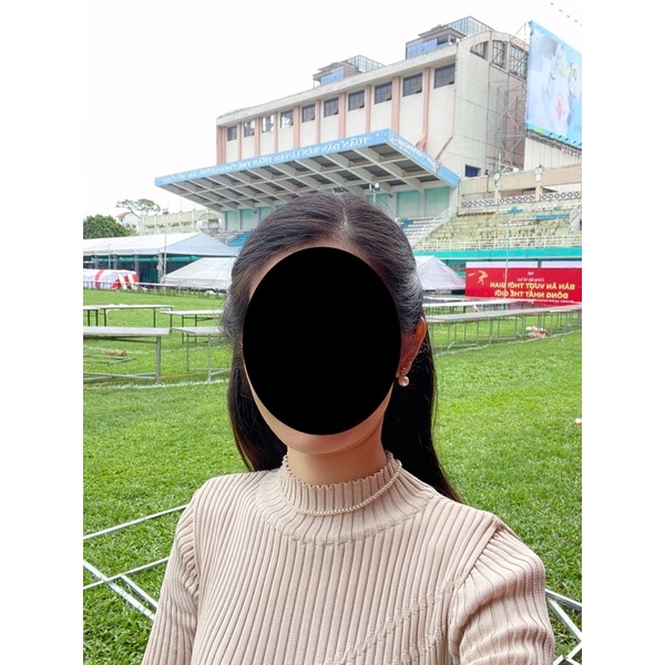 Thanh lí set áo và quần màu nude