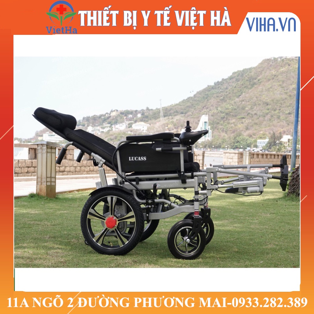 Xe Lăn Điều Khiển Điện Cao Cấp LUCASS JAZZ S50 HÀNG CHÍNH HÃNG