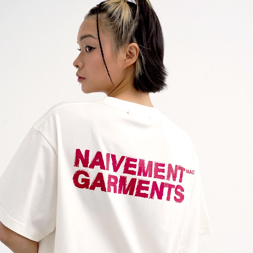 Áo thun unisex NAIVETE Garment T-shirt chất liệu cotton cao cấp
