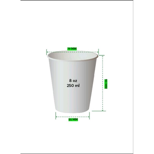 Cốc giấy, ly giấy 270 ml lốc 25 chiếc