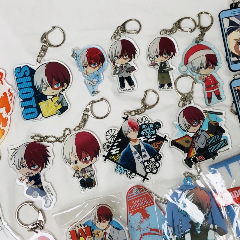 Bộ móc khoá Shoto Todoroki Học viện siêu anh hùng MHA