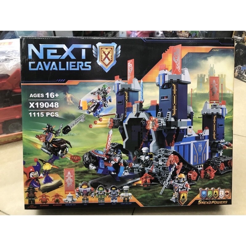 Xếp hình lắp ráp nonlego 70317 19048 Nexo knights Pháo đài di động
