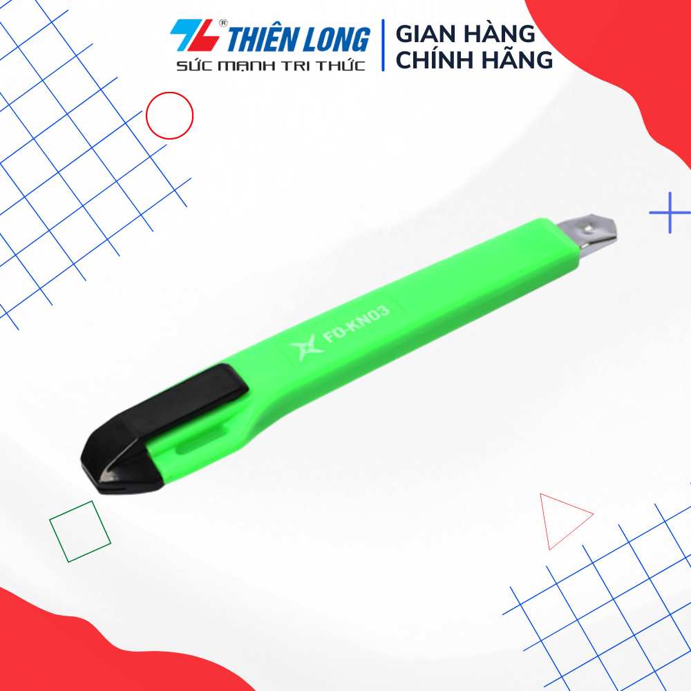 Dao rọc giấy Flexoffice FO-KN03 giao màu ngẫu nhiên