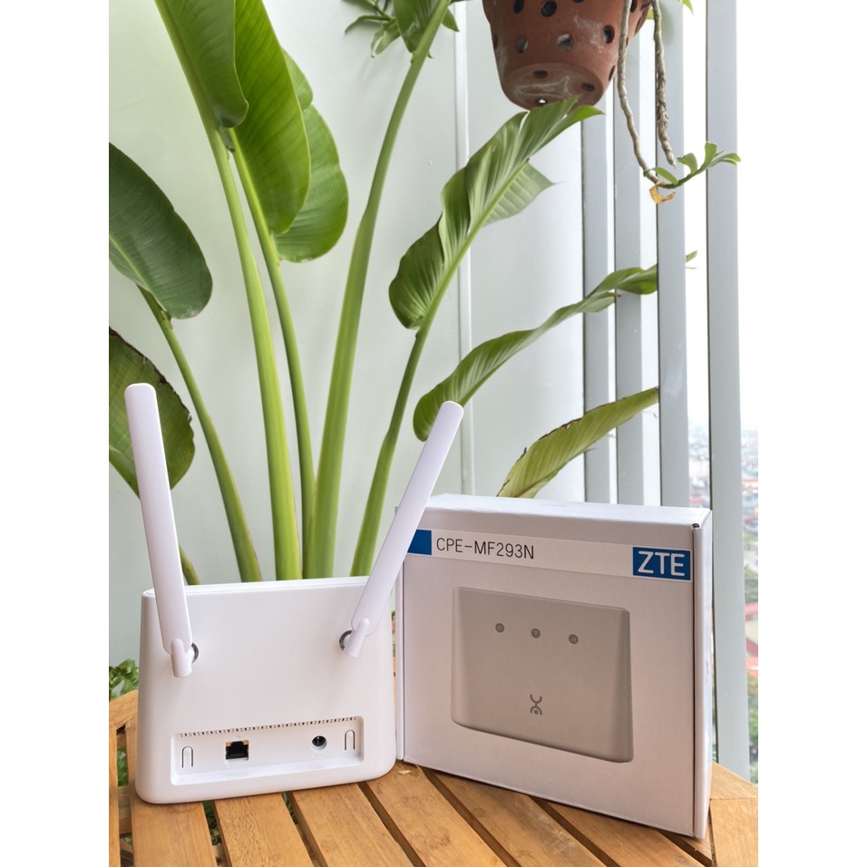 Bộ phát Wifi 4G ZTE MF293 chính hãng chuyên dụng - tặng 2 anten ,Hỗ trợ 32 kết nối.