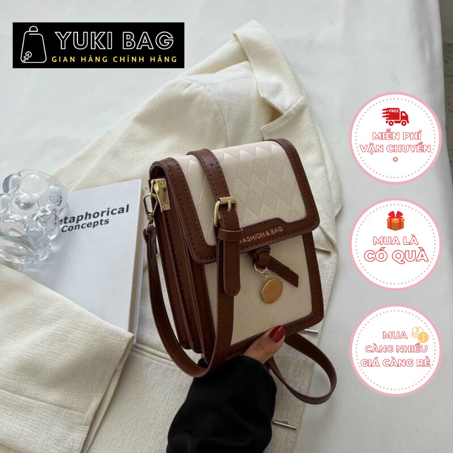 Túi xách nữ đeo chéo, đeo vai Sun Bag, dùng đi chơi, đi học, chất da đẹp, thời trang cao cấp size 13cm YB450