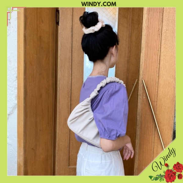 Túi Kẹp Nách Nữ Quai Nhún Sang Chảnh Phong Cách Hàn Quốc Chất Da Mền WD656