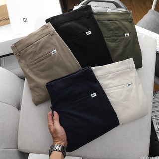 Quần dài nam lacoste kaki cá xanh - Hàng mới về