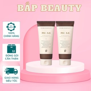 Sữa rửa mặt pha 5.5 pH Blancing PHA Cleansing Foam dịu nhẹ hàn quốc 130ml chính hãng