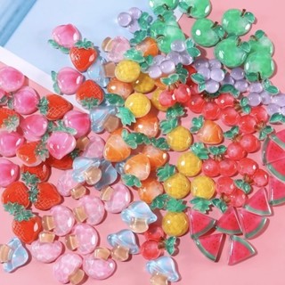 Charm Trái cây trong suốt (nhựa)