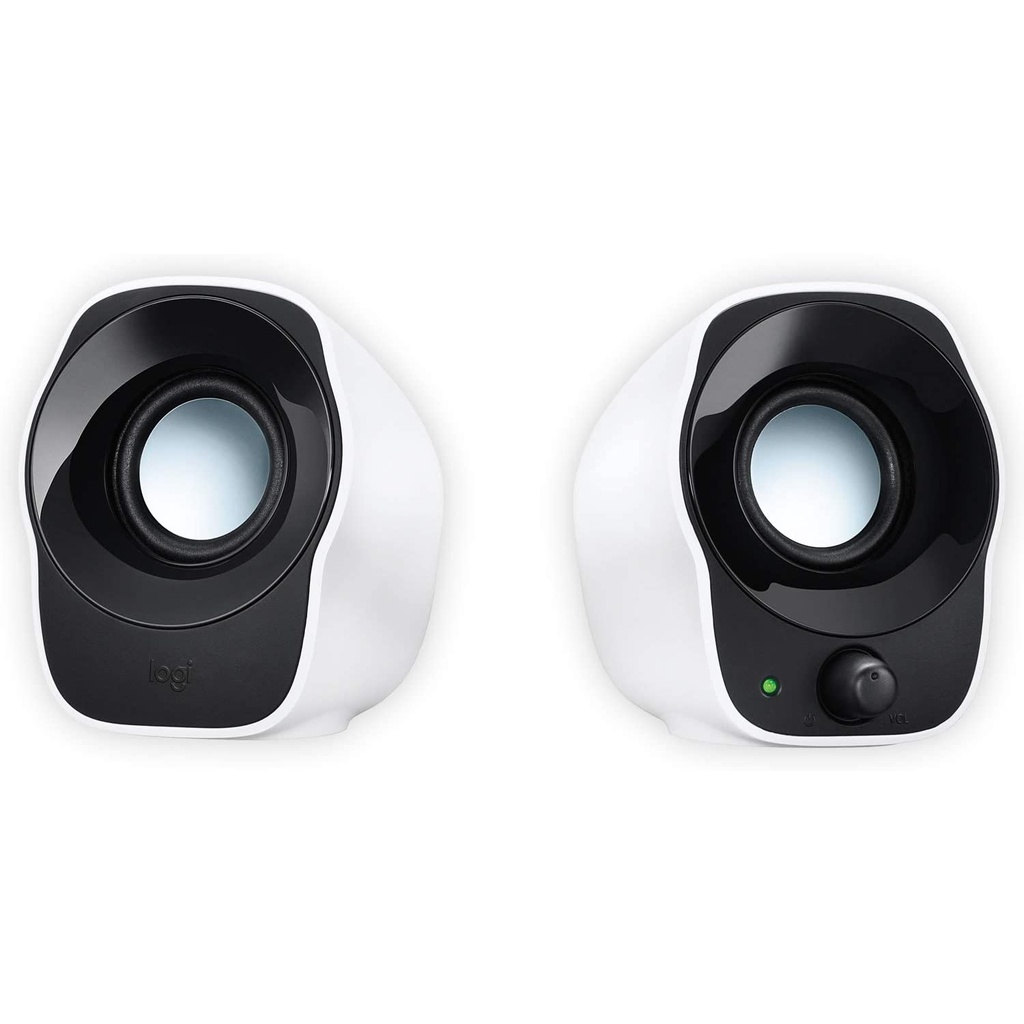 Loa 2.0 Logitech Z121 - công suất 2 Watts, kết nối cổng 3.5mm, loa vi tính 2.0- Hàng chính hãng, bảo hành 12 tháng