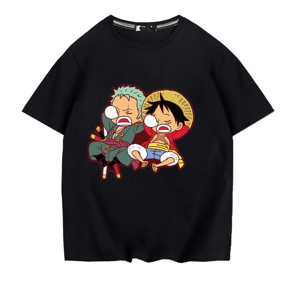 Áo thun OnePiece form rộng in Zoro Luffy hot 2023 OP11