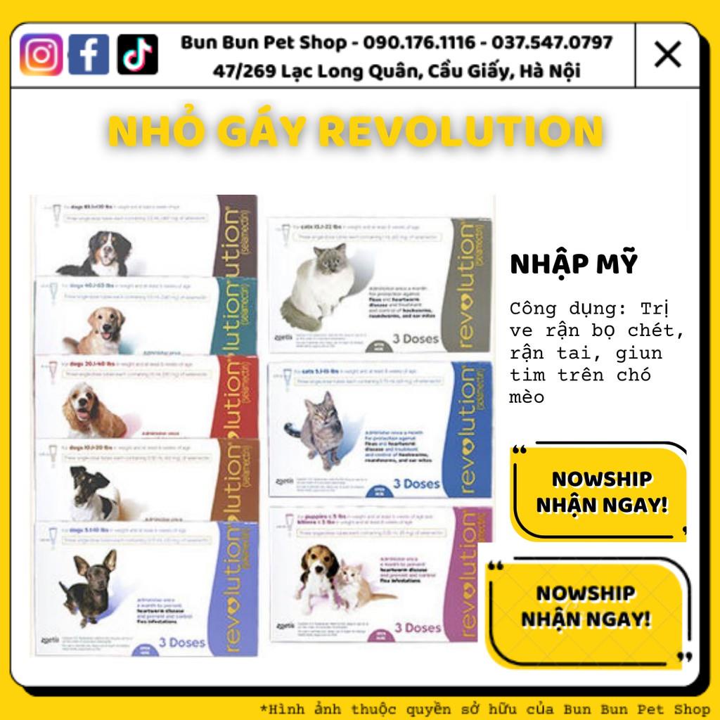 Nhỏ gáy Revolution đuổi sạch ve rận, bọ ché cho chó mèo