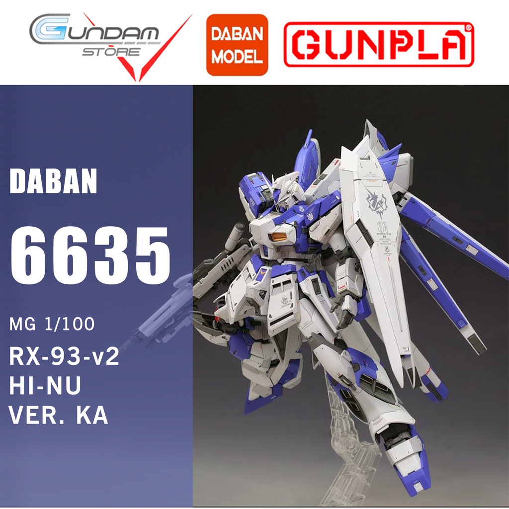 Mô Hình Gundam MG RX-93 Hi Nu Ver Ka Daban 6635 1/100 Master Grade Đồ Chơi Lắp Ráp Anime