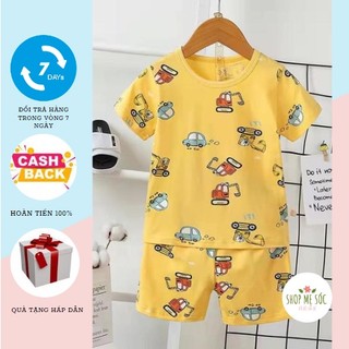 Bộ đồ thun lạnh, bộ đùi chất thun mát cho bé trai TLTG022