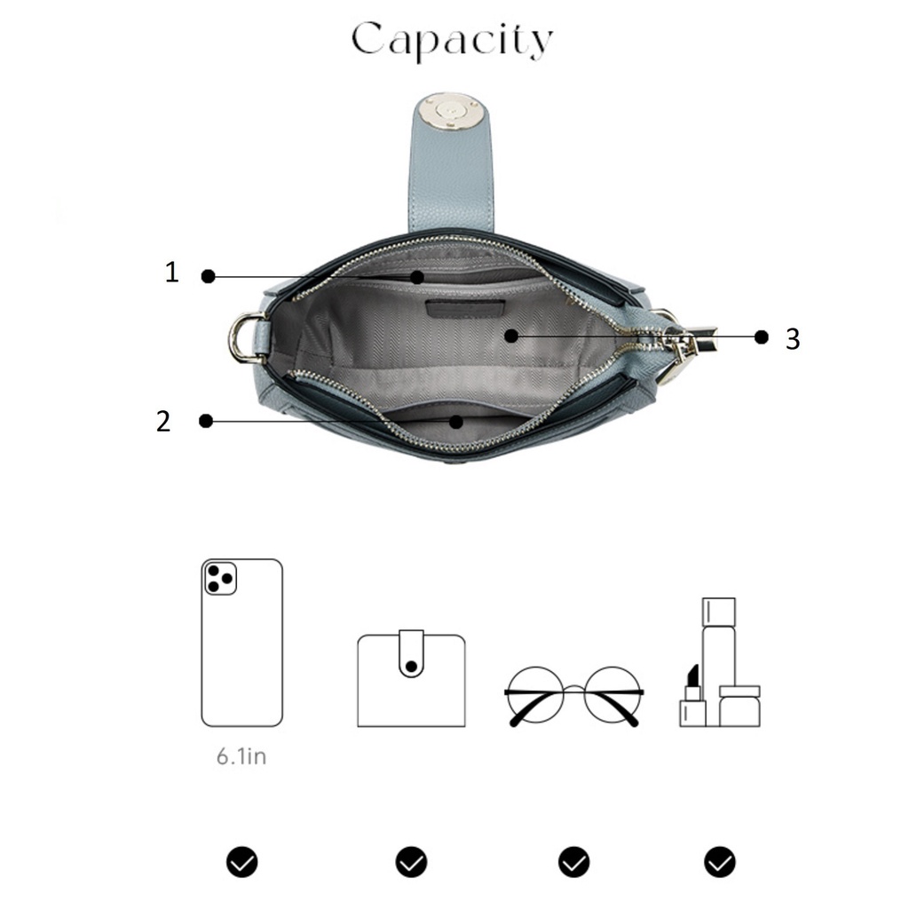 Túi Xách Nữ Hàng Hiệu ZOOLER Hàn Quốc ZL111 Đẳng Cấp Da Thật Cao Cấp FullBox Size 23cm Làm Quà Tặng, Sinh Nhật