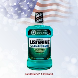 Nước Súc Miệng Listerine Ultraclean Antiseptic Cool Mint 1,5 lít