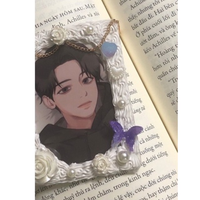 Toploader decor card tông trắng