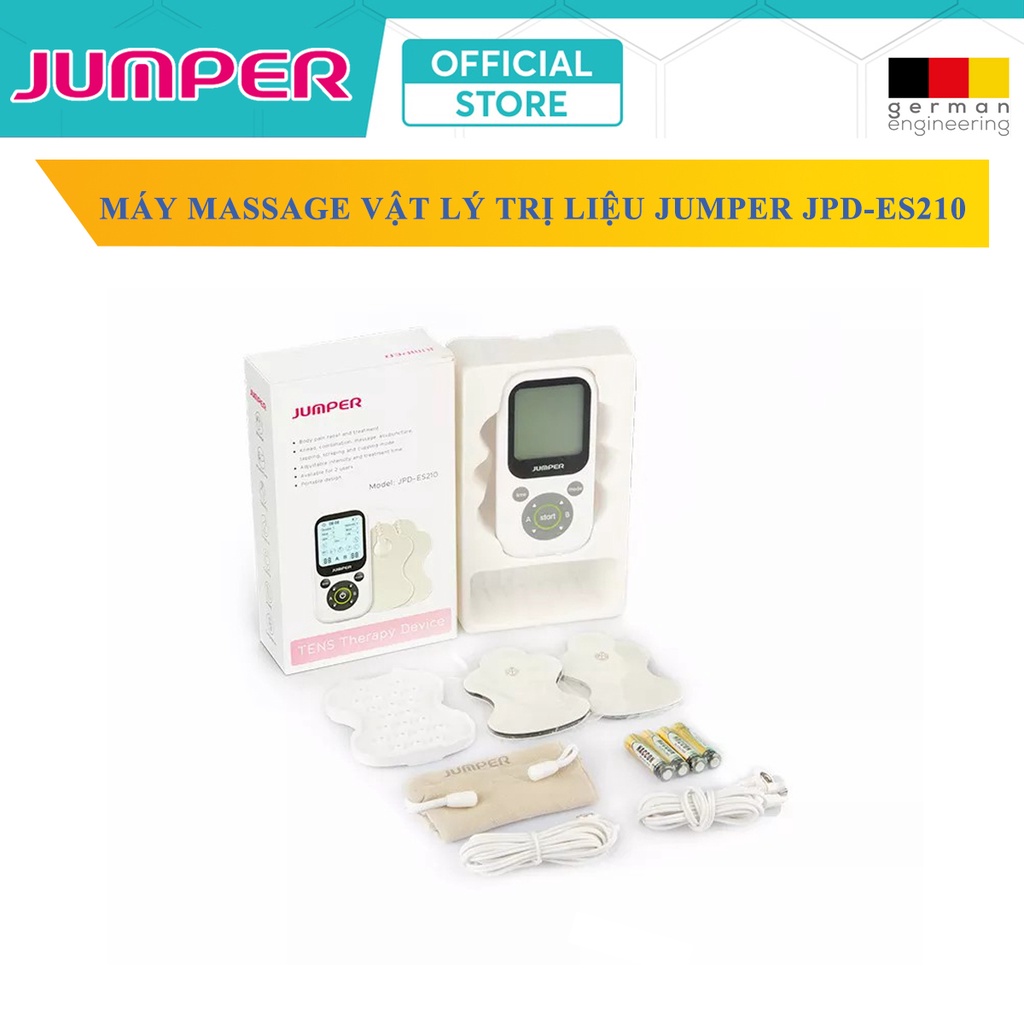 Máy Massage Xung Điện Trị Liệu JUMPER JPD-ES210 | Công Nghệ TENS - Kích Thích Thần Kinh Và Giảm Đau