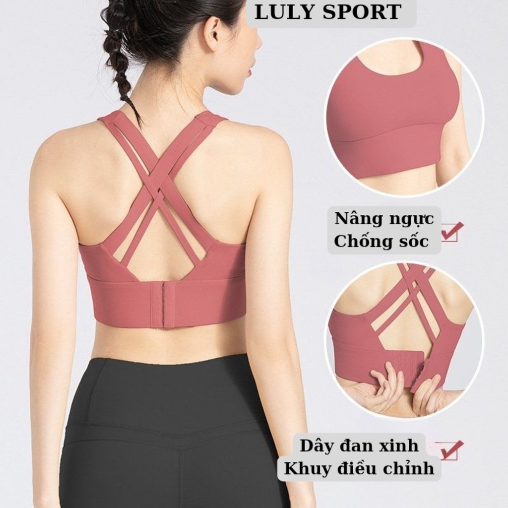 Áo ngực thể thao LULY SPORT có mút ngực chống sốc LA120