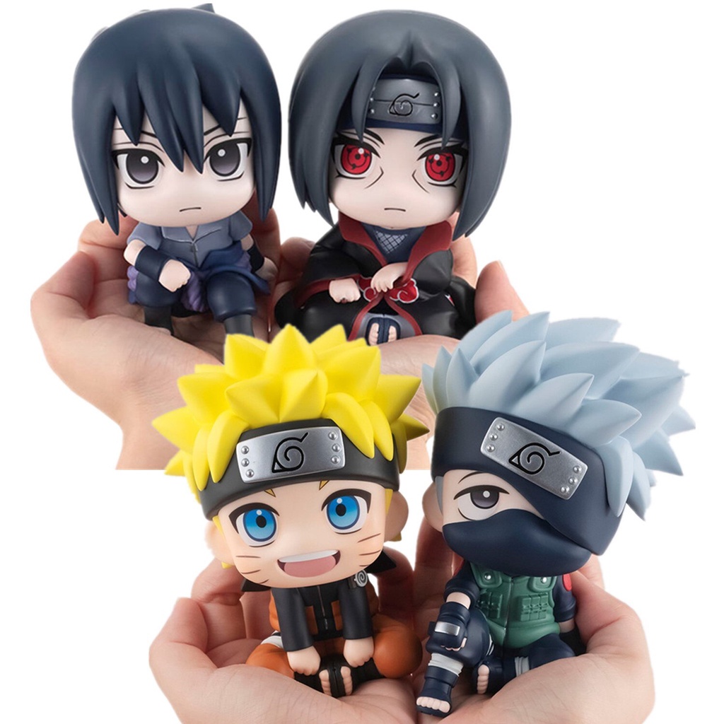 Naruto Q Ver 8cm. Mô Hình Đồ Chơi Nhân Vật Hatake Kakashi Uzumaki Sasuke Itachi Trong Phim Hoạt Hình "Look Up"