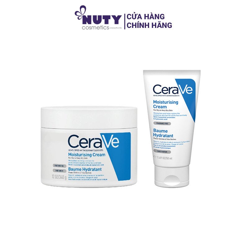 Kem Dưỡng Ẩm Cerave Moisturising Cream Dành Cho Da Khô