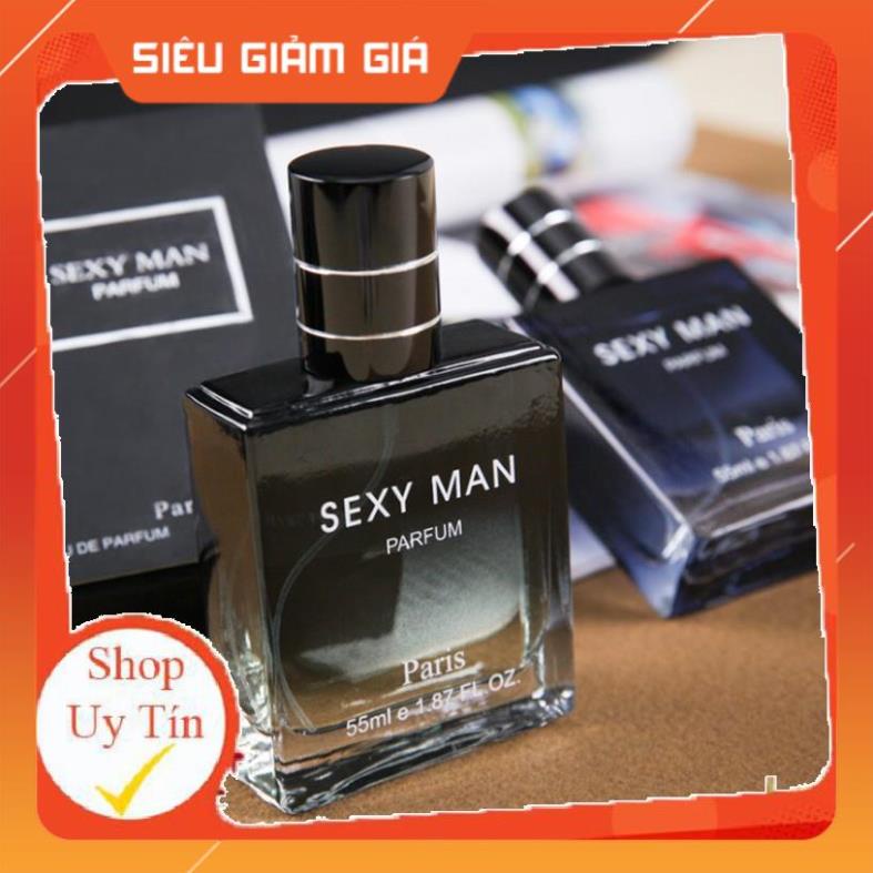 🌈 Fullbox Nước Hoa Nam Sexy Man Parfum 55ml Siêu Cuốn Hút, Hương Thơm Tươi Mới Thanh Mát Quyến Rũ Nàng