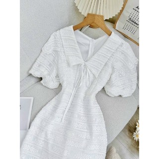 ĐẦM REN ĐUÔI CÁ TAY BỒNG