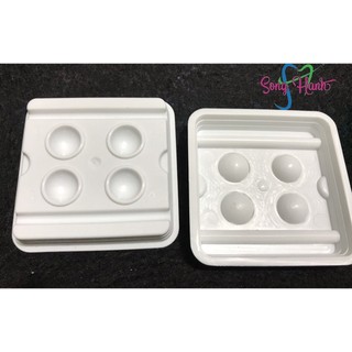 Bộ 5 cái khay trộn vật liệu (có 4 ô)