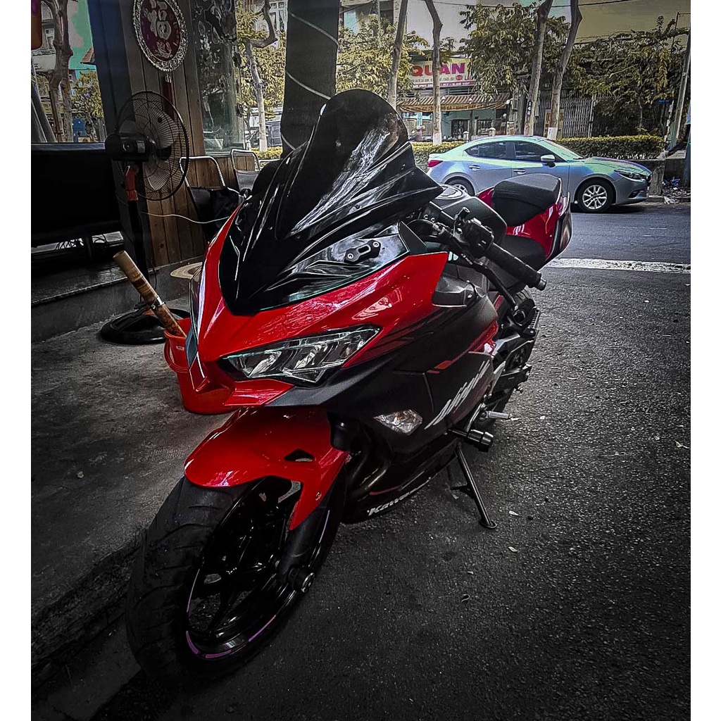 Ốp đầu ninja 400 ninja 250 | kawasaki ninja 400  ninja 250 | Kính gió + ốp đầu ninja 400 ninja 250 nina 300