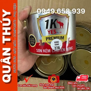 Sơn bóng vàng 778 - sơn gỗ - sơn giả gỗ 1k yes 400gr