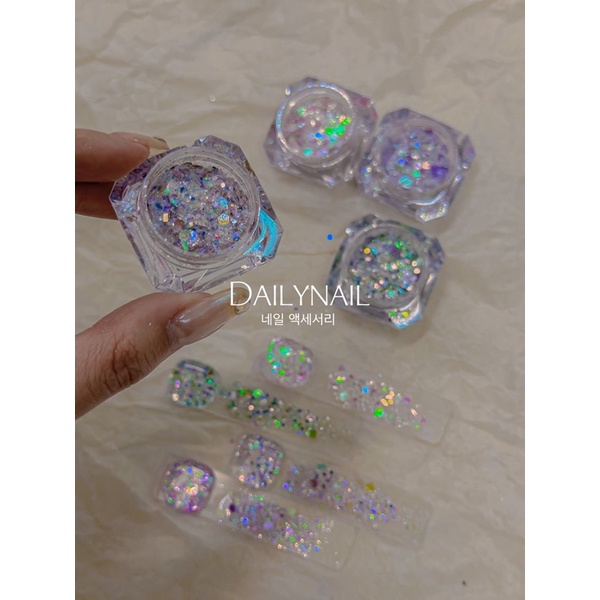 Nhũ Sequin Daily mix ẩn móng