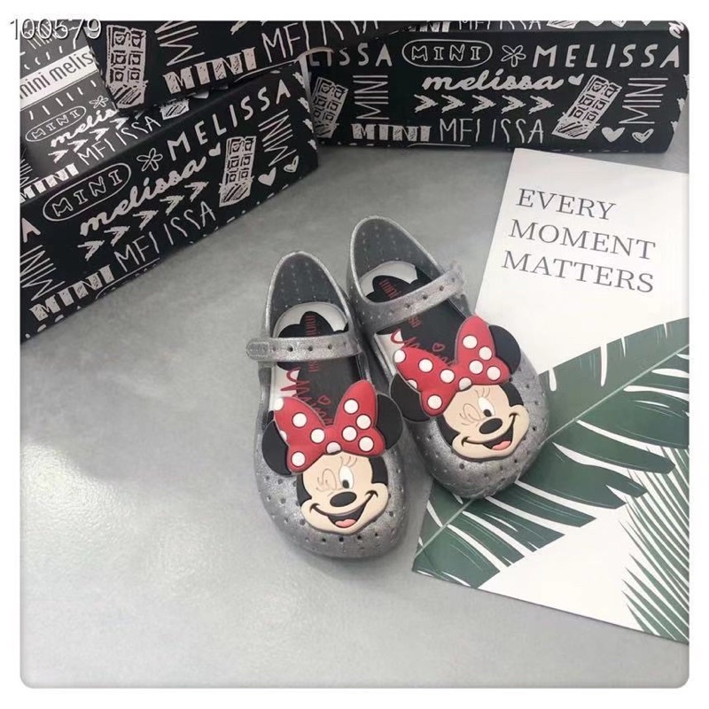 Sandal Melissa xuất bé gái phong cách Hàn Quốc hoạt hình micky